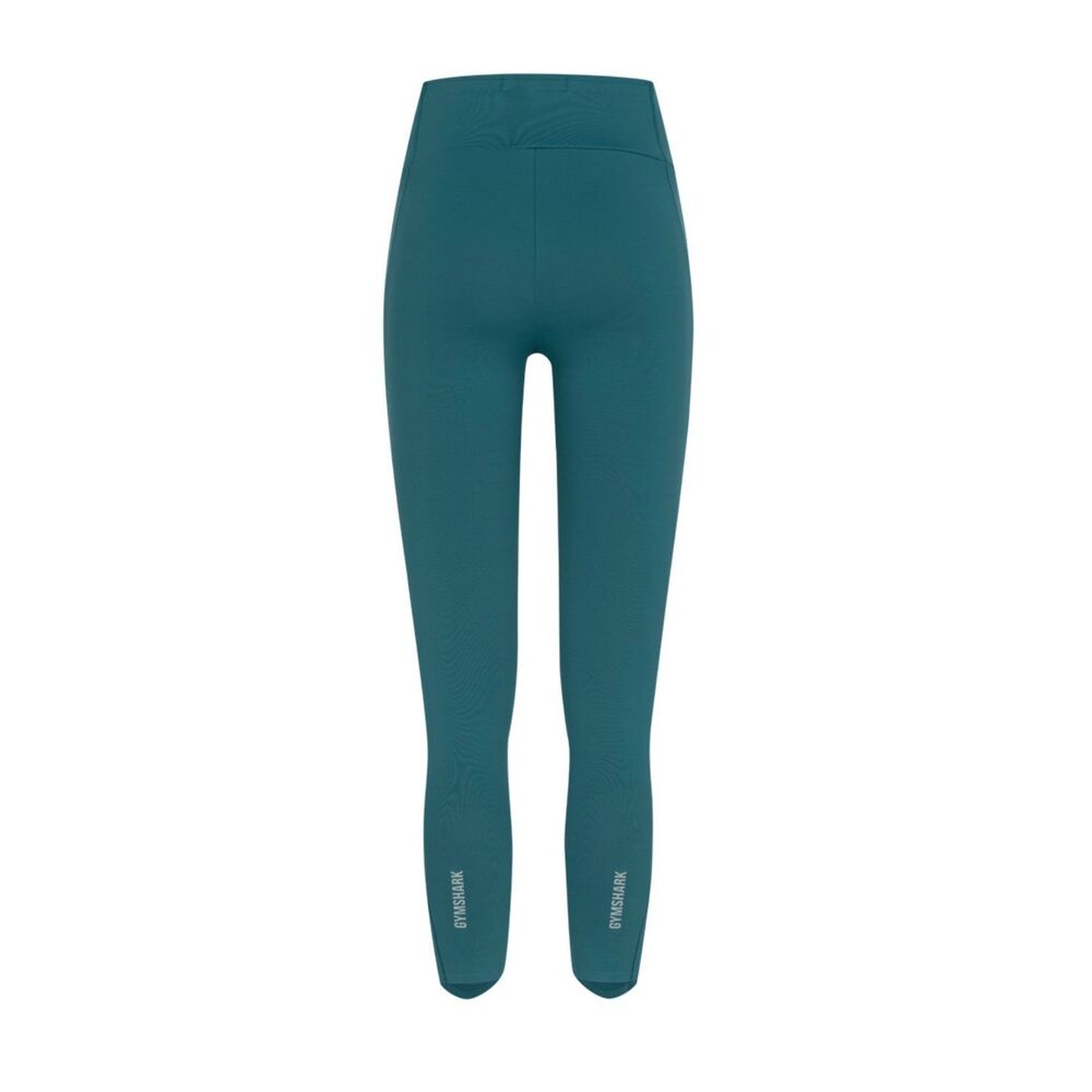 Gymshark NEW size M teal athletic leggings - Picture 7 of 11
